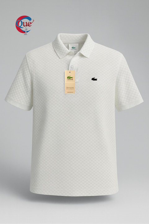 🧡 Premium Textured Rust Polo Shirt – Classic Fit